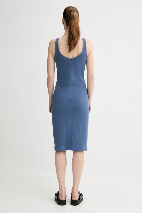 Odzież G-Star sukienka bawełniana D26593.E040 niebieski