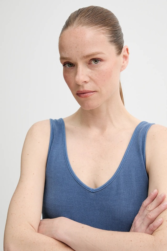 G-Star sukienka bawełniana niebieski D26593.E040