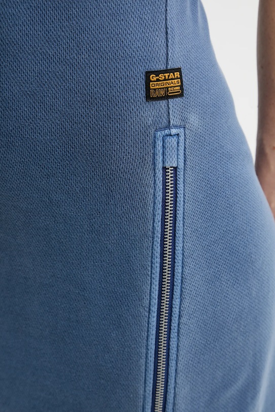 G-Star sukienka bawełniana D26593.E040 niebieski