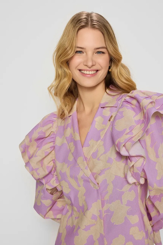 Bizuu rochie din in CALISTA CALISTA.FIOLETOWY.SS25 violet