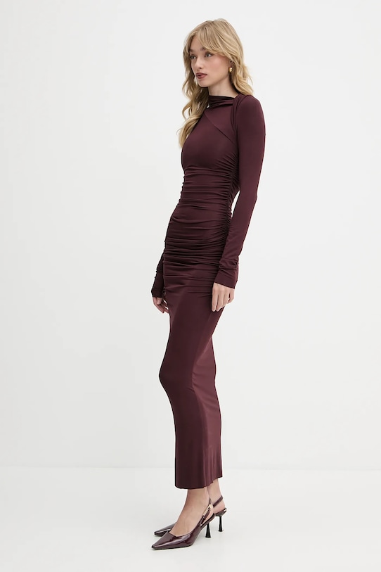 La Mania sukienka CARO bordowy SS25