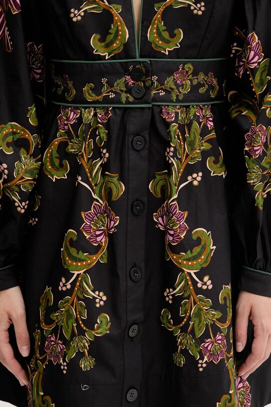 Farm Rio sukienka bawełniana 334354 czarny