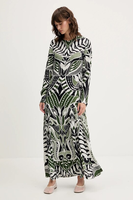Farm Rio rochie 338655 verde SS25