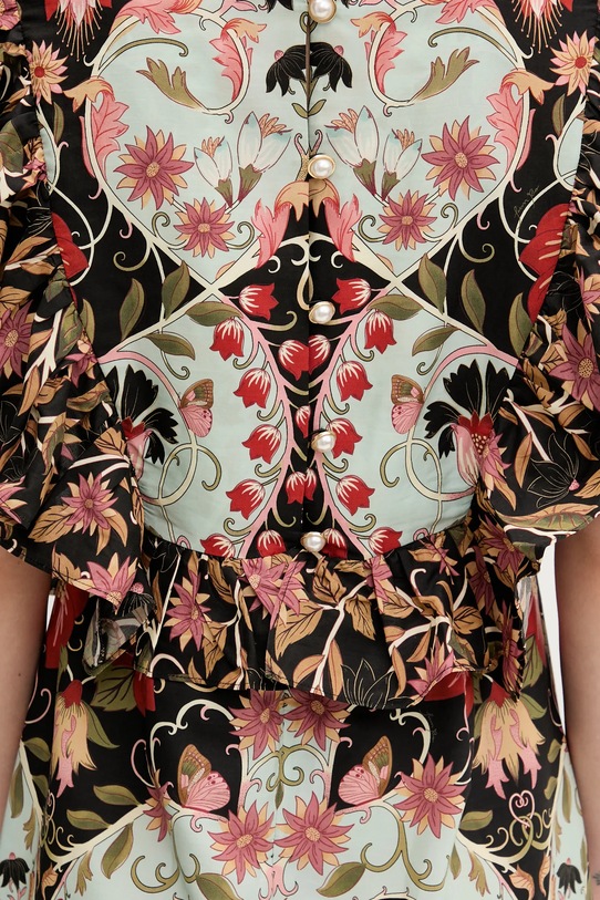 Платье Farm Rio 328823 бирюзовый