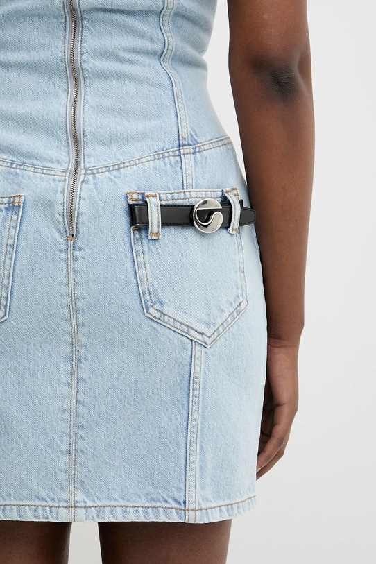 Coperni x Disney sukienka jeansowa Crown niebieski DR190F2024