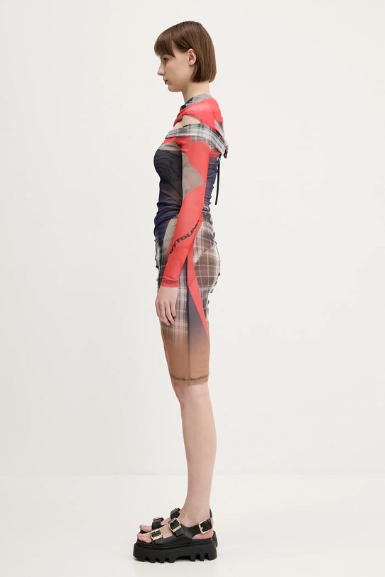 Ottolinger vestito Mesh Off-Shoulder Mini 101.501501.01 blu navy SS25