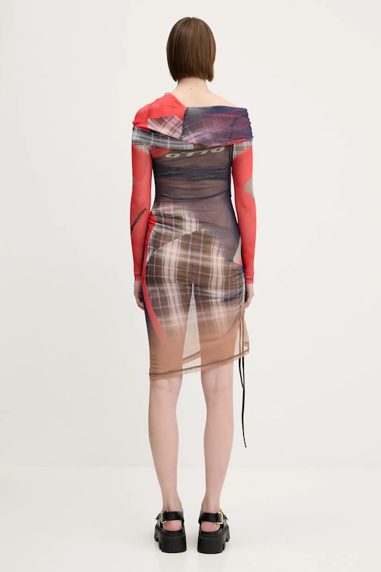 Abbigliamento Ottolinger vestito Mesh Off-Shoulder Mini 101.501501.01 blu navy