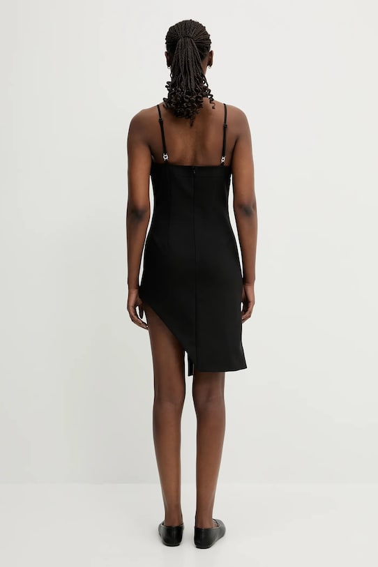 Ρούχα Φόρεμα Coperni Tailored Asymmetric COPR187F3004 μαύρο