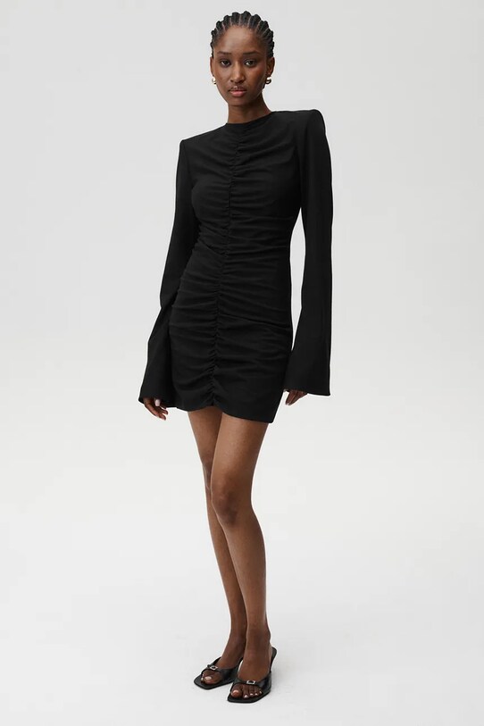 Undress Code sukienka z elastanem czarny 887