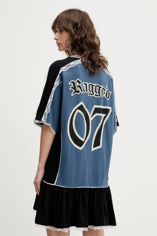 Îmbrăcăminte The Ragged Priest rochie din bumbac RPSS251042JS albastru