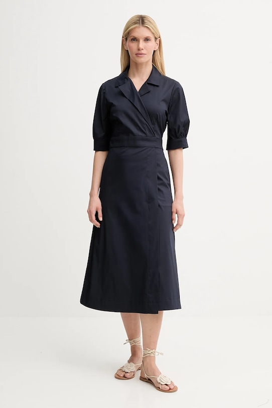 Šaty MUNTHE BOBULA s elastanom tmavomodrá 247131524712