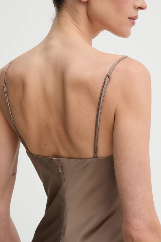 Bardot sukienka 59709DB3 brązowy