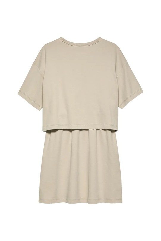 Lány Calvin Klein Jeans gyerek pamutruha IG0IG02770.104.116.PPYA bézs