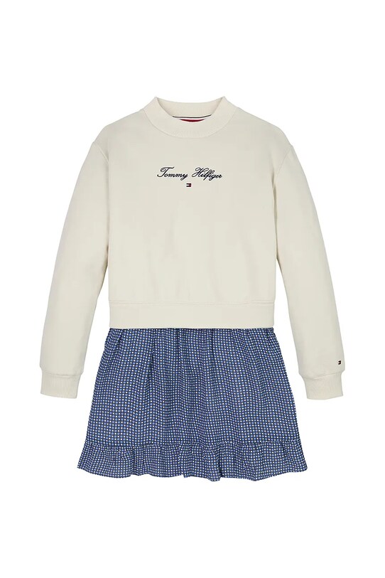 Tommy Hilfiger sukienka dziecięca KG0KG08334.128.176.PPYA beżowy SS25