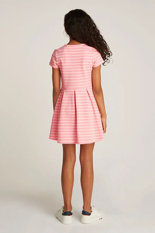 Дитяча сукня Tommy Hilfiger рожевий KG0KG08339.104.122.PPYA