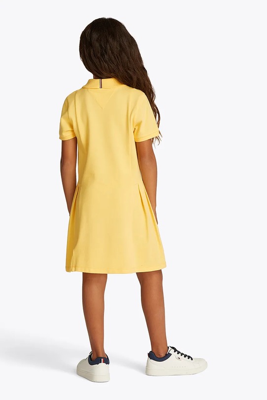Dievča Dievčenské šaty Tommy Hilfiger KG0KG08342.104.122.PPYA žltá