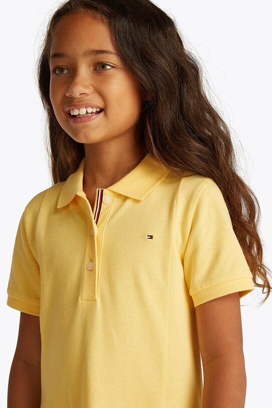 Дитяча сукня Tommy Hilfiger жовтий KG0KG08342.128.176.PPYA