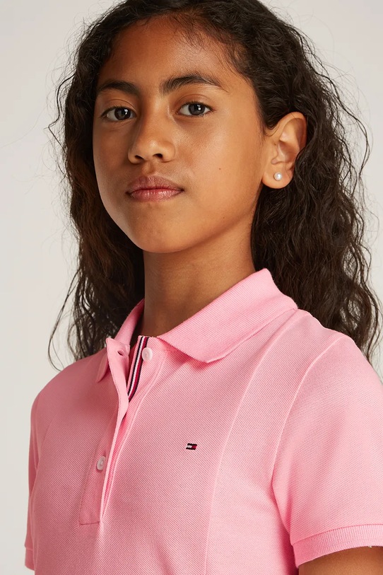 Tommy Hilfiger rochie fete KG0KG08342.128.176.PPYA roz