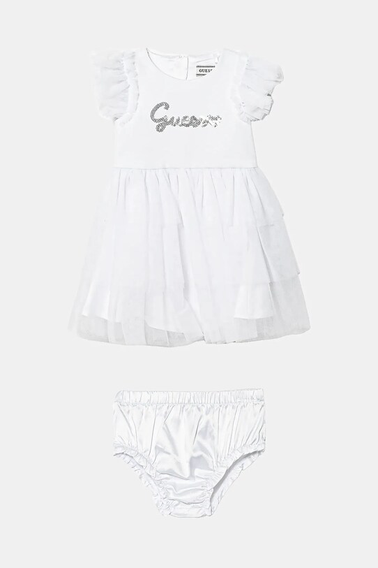 Guess rochie fete mini alb A5RK02.KAUH0.PPYA