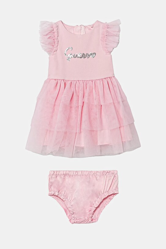 Детское платье Guess mini розовый A5RK02.KAUH0.PPYA