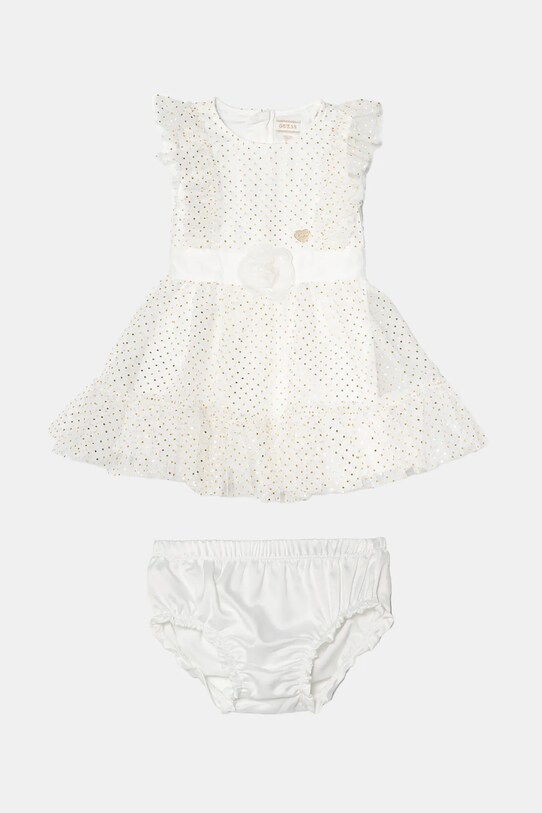 Guess rochie bebe mini alb A5RK11.KCQG0.PPYA