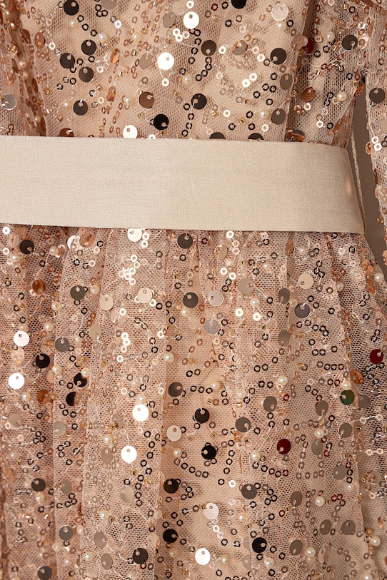 Детска рокля Guess J5RK11.KCLM0.PPYA бежов SS25