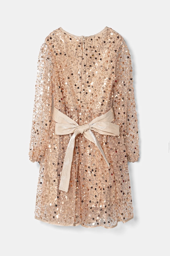 Deklice Otroška obleka Guess J5RK11.KCLM0.PPYA zlata