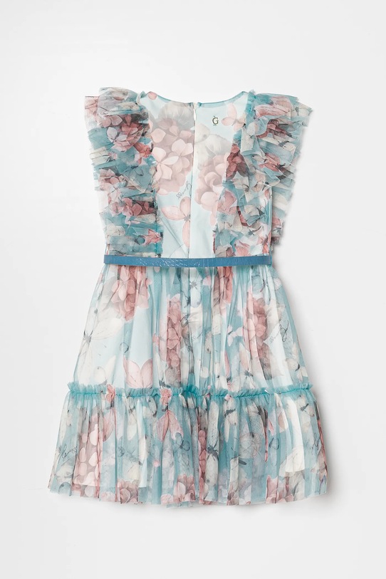 Παιδικό φόρεμα Guess J5RK25.KAZO0.PPYA μπλε SS25