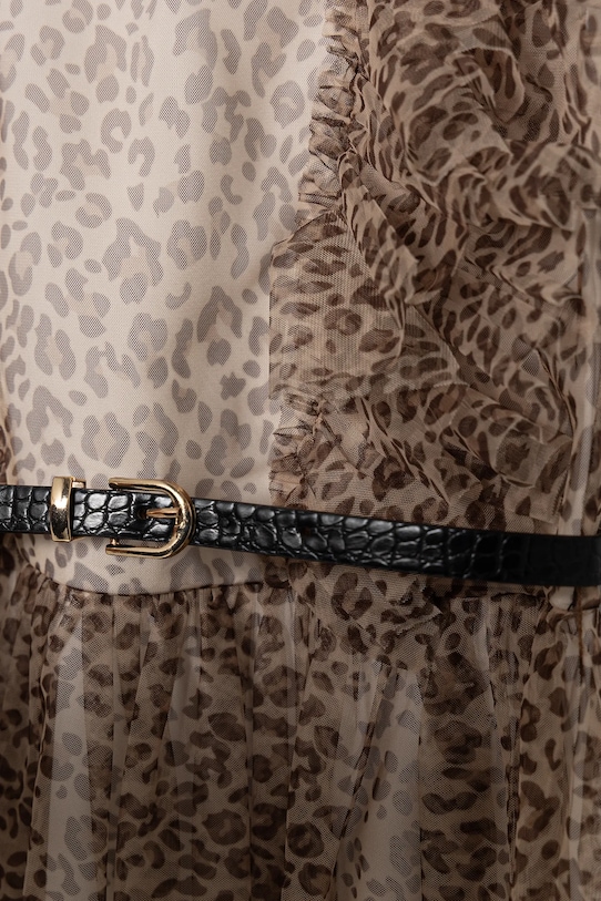 Девочка Детское платье Guess J5RK25.KAZO0.PPYA коричневый