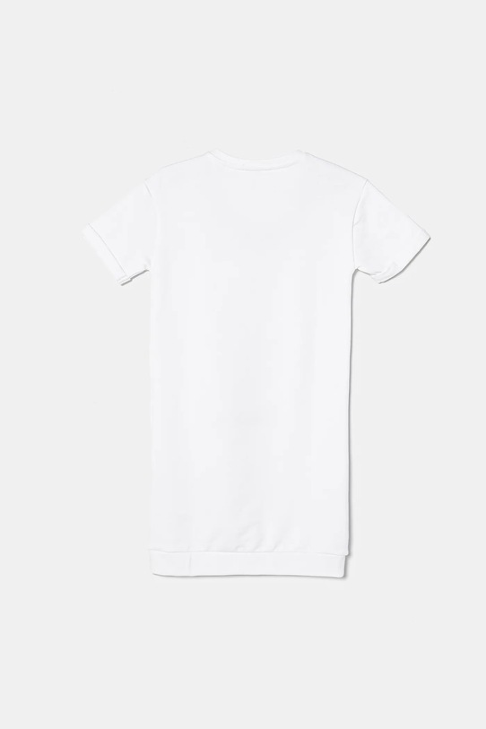 Хлопковое детское платье Guess J5RK28.KAD74.PPYA белый SS25