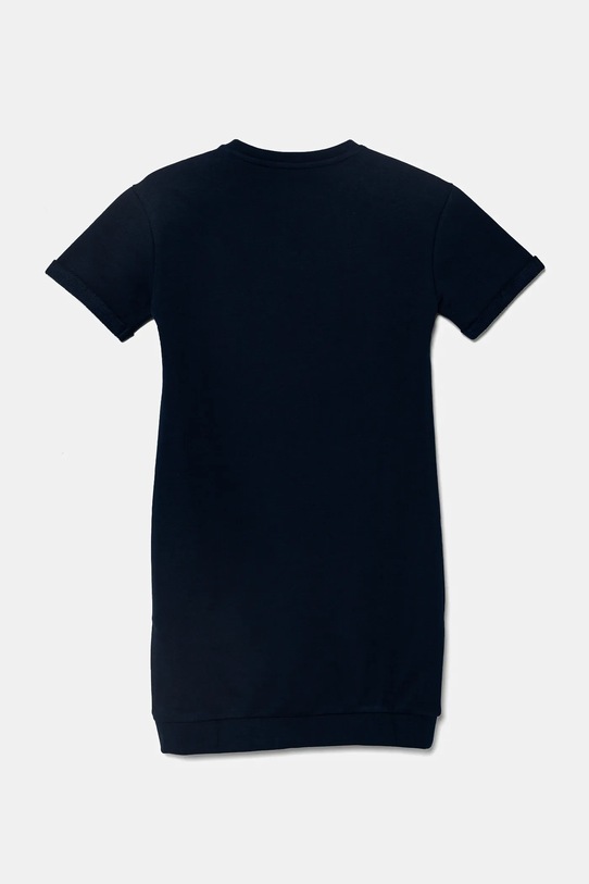 Dievčenské bavlnené šaty Guess J5RK28.KAD74.PPYA tmavomodrá SS25