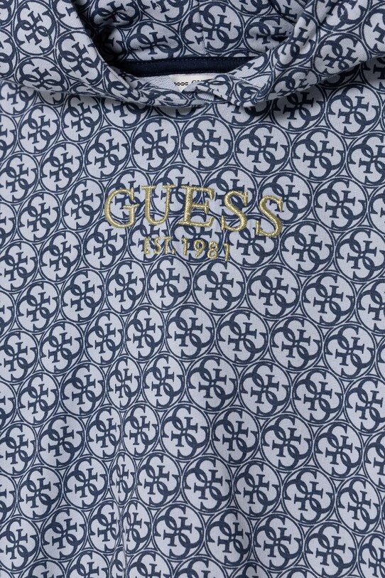 Dziewczynka Guess sukienka bawełniana dziecięca J5RK32.KA6R4.PPYA niebieski