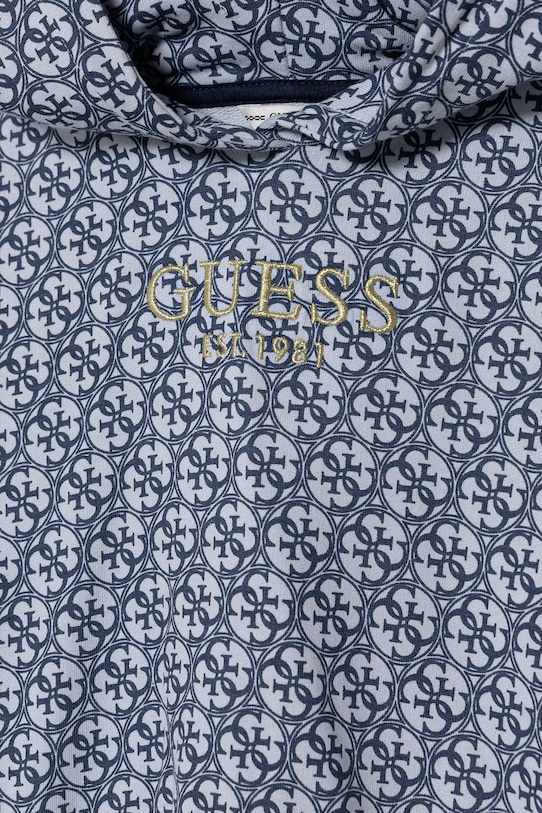 Dziewczynka Guess sukienka bawełniana dziecięca J5RK32.KA6R4.PPYA niebieski