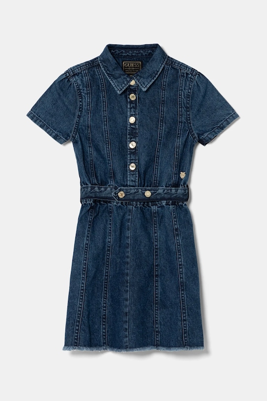 Детское джинсовое платье Guess короткий тёмно-синий J5RK33.D4EU0.PPYA