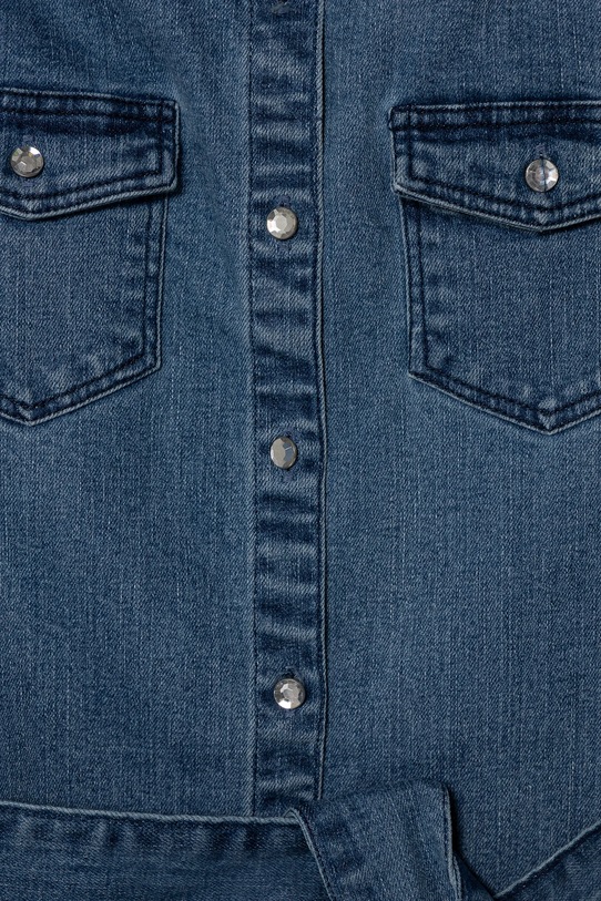 Fete Guess rochie din denim pentru copii J5RK50.D4HB0.PPYA albastru