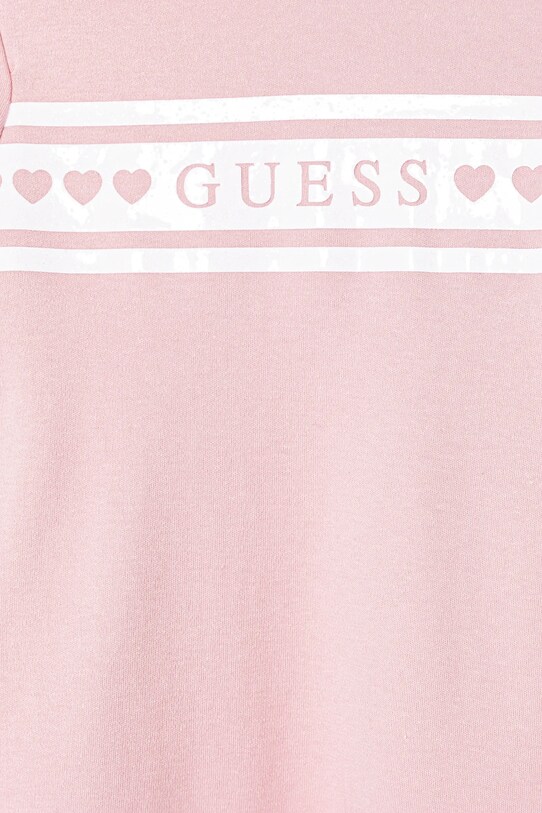 Девочка Хлопковое детское платье Guess K5RK04.KA6W4.PPYA розовый