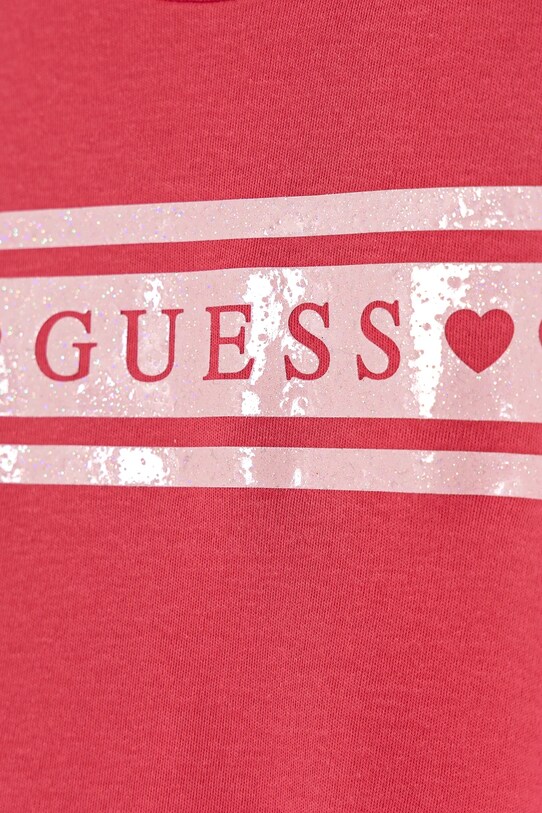 Девочка Хлопковое детское платье Guess K5RK04.KA6W4.PPYA розовый
