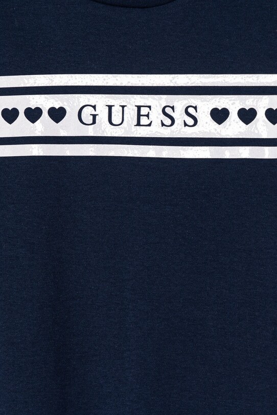 Девочка Хлопковое детское платье Guess K5RK04.KA6W4.PPYA тёмно-синий