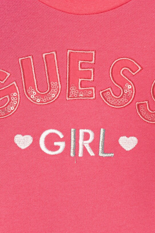 Девочка Хлопковое детское платье Guess K5RK05.K82T0.PPYA розовый