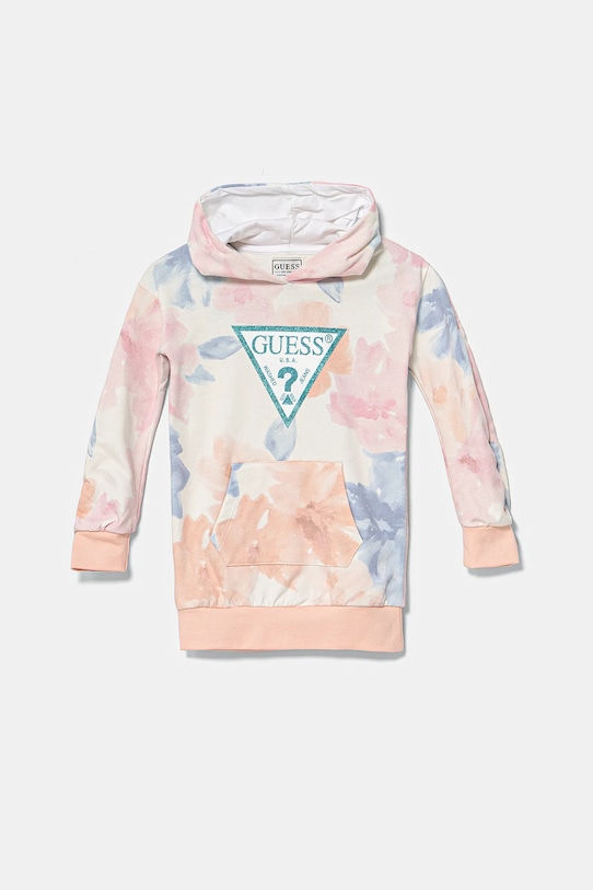 Dječja pamučna haljina Guess Planet friendly plava K5RK08.KA6R4.PPYA