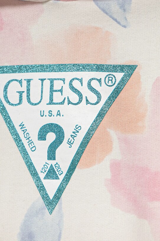 Дівчинка Дитяча бавовняна сукня Guess K5RK08.KA6R4.PPYA блакитний