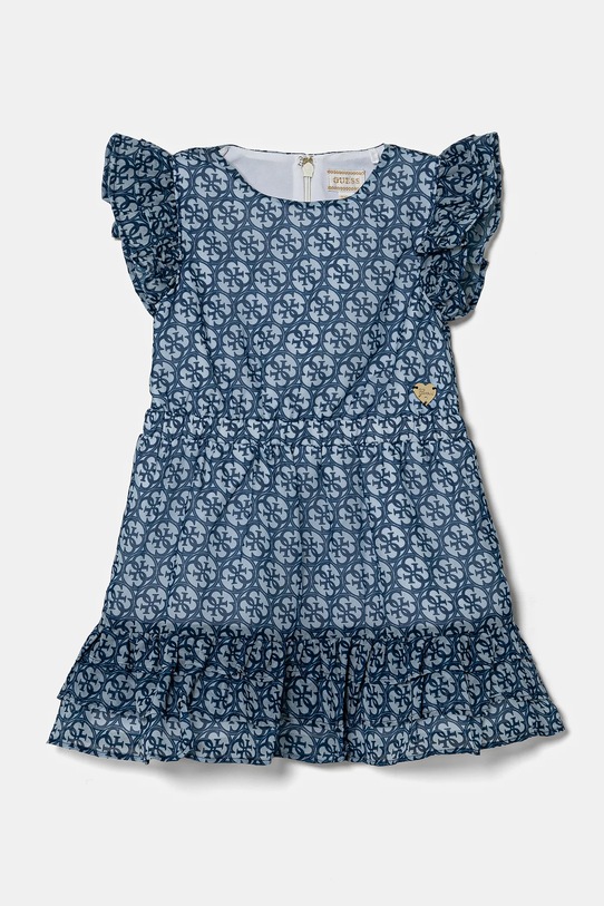 Dievčenské šaty Guess látka tmavomodrá K5RK13.WA2T0.PPYA