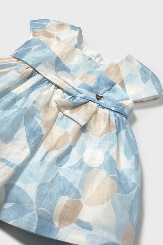 Dětské lněné šaty Mayoral modrá 1909.4B.Baby.PPYA