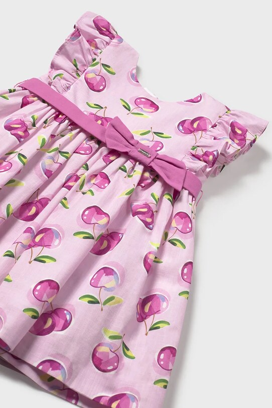 Девочка Хлопковое детское платье Mayoral 1914.4C.Baby.PPYA розовый