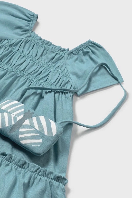 Djevojčice Pamučna haljina za bebe Mayoral 1920.4G.Baby.PPYA tirkizna