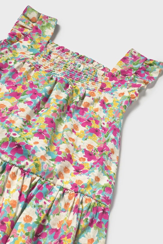 DÍVKA Dětské bavlněné šaty Mayoral 1928.4M.Baby.PPYA růžová