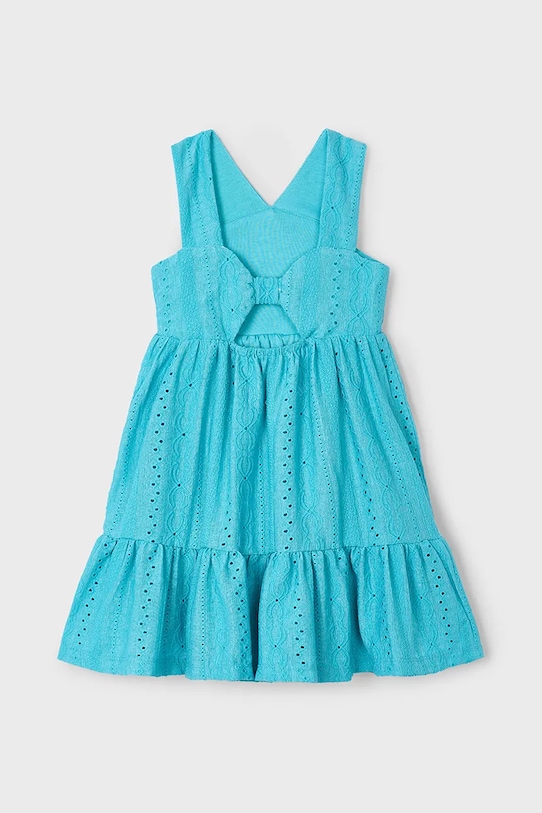 Dievčenské šaty Mayoral 3962.6N.Mini.PPYA tyrkysová SS25
