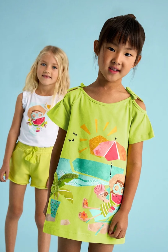 Дитяча сукня Mayoral короткий зелений 3963.6P.Mini.PPYA