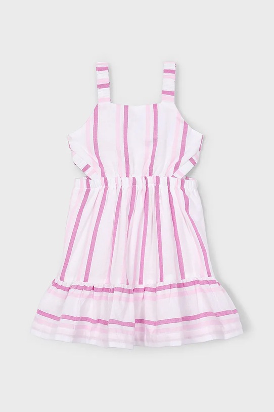 Mayoral sukienka dziecięca rozkloszowany różowy 3965.6J.Mini.PPYA