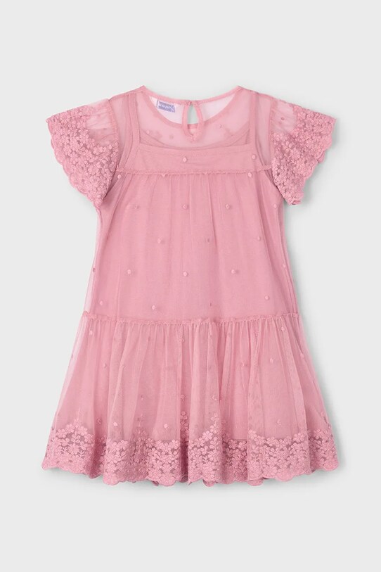 Dievčenské šaty Mayoral 3909.6A.Mini.PPYA ružová SS25